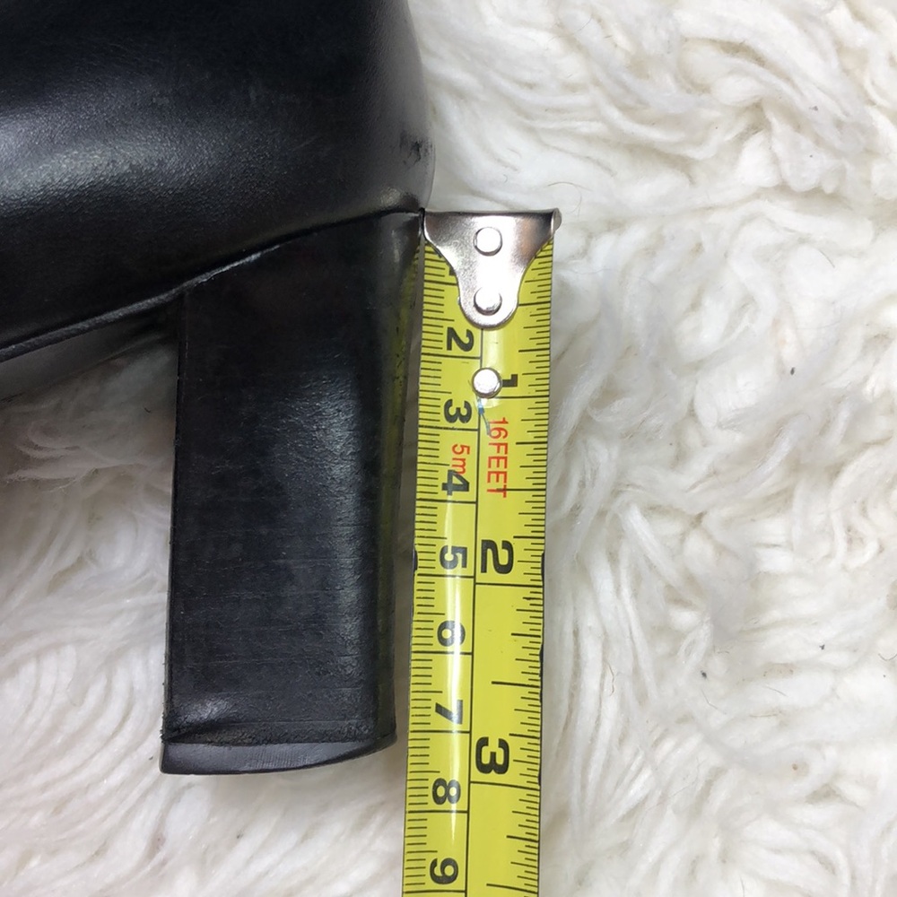 ANTONIO MELANI Black Nappa Leather Booties with zipper on Side - Picture 12 of 15
